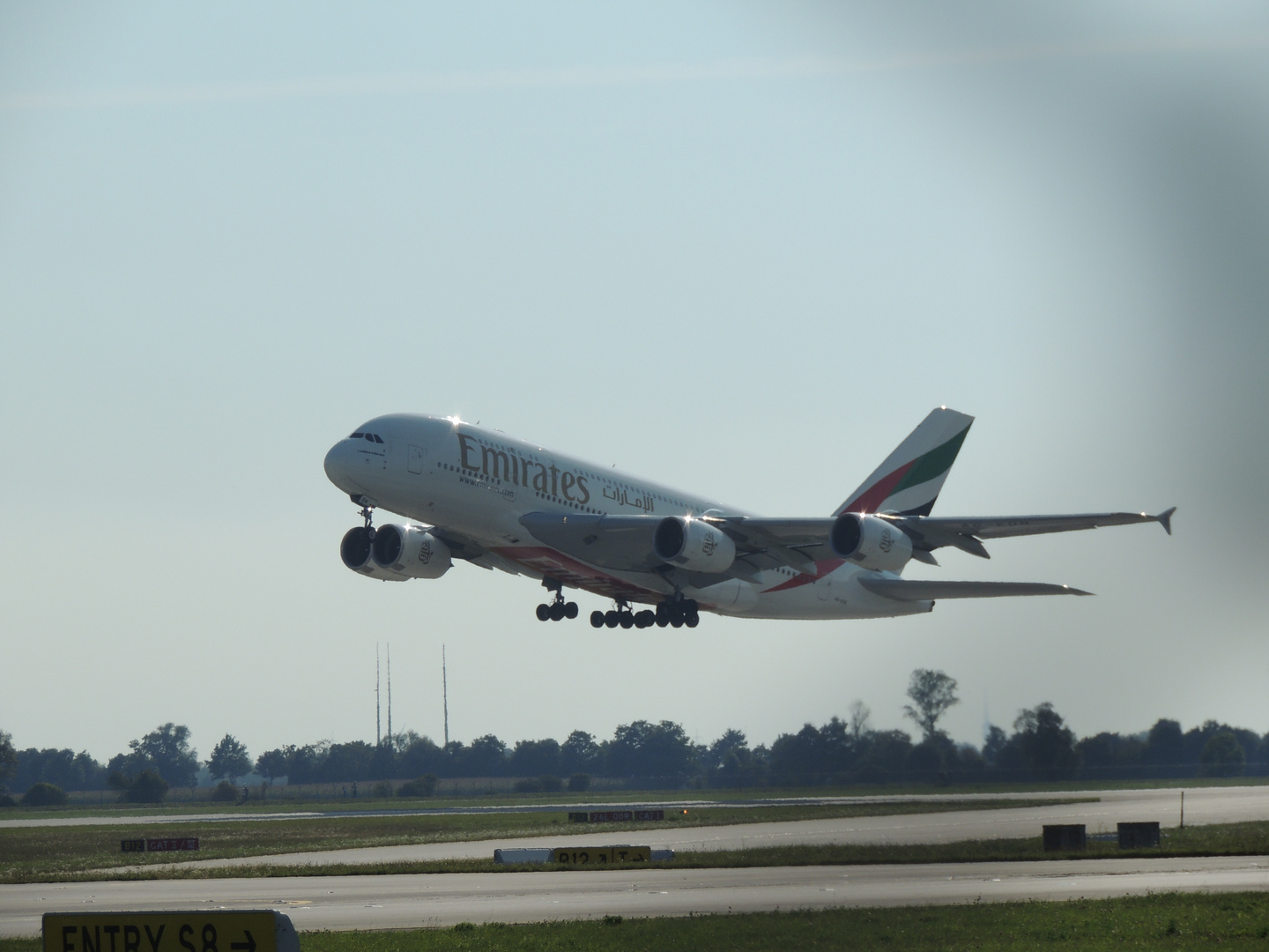 A 380 beim Start