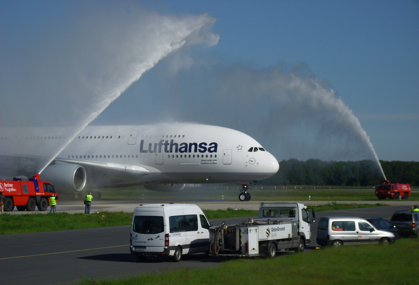 A 380 gerade in Berlin