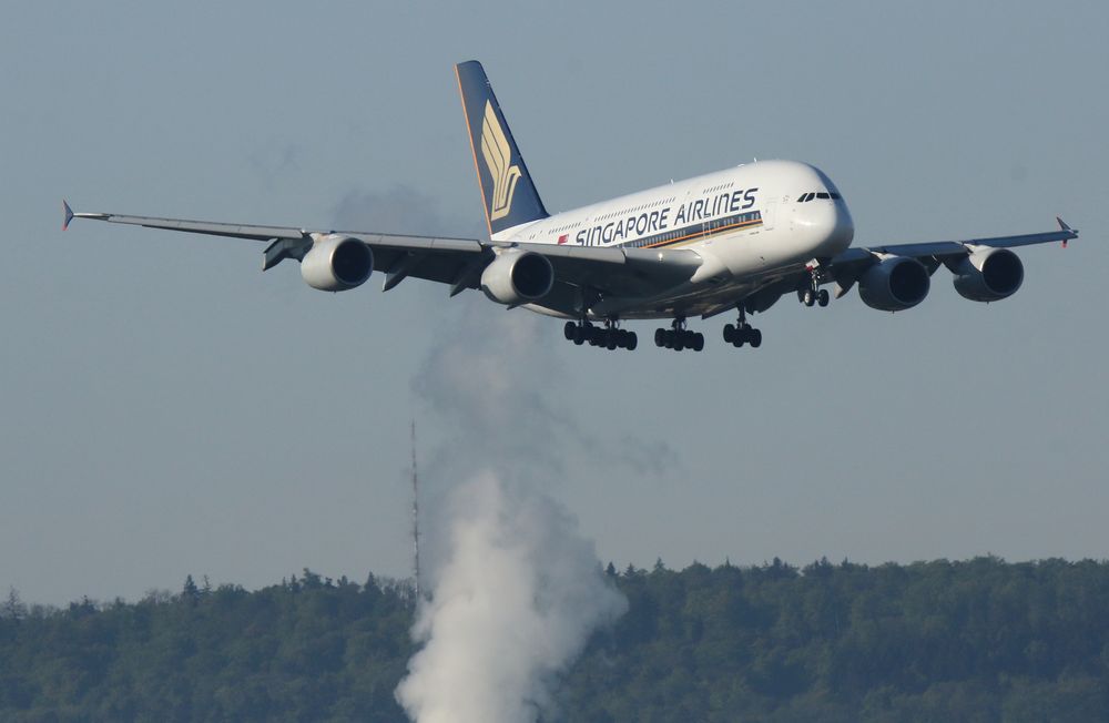 A 380 im Anflug