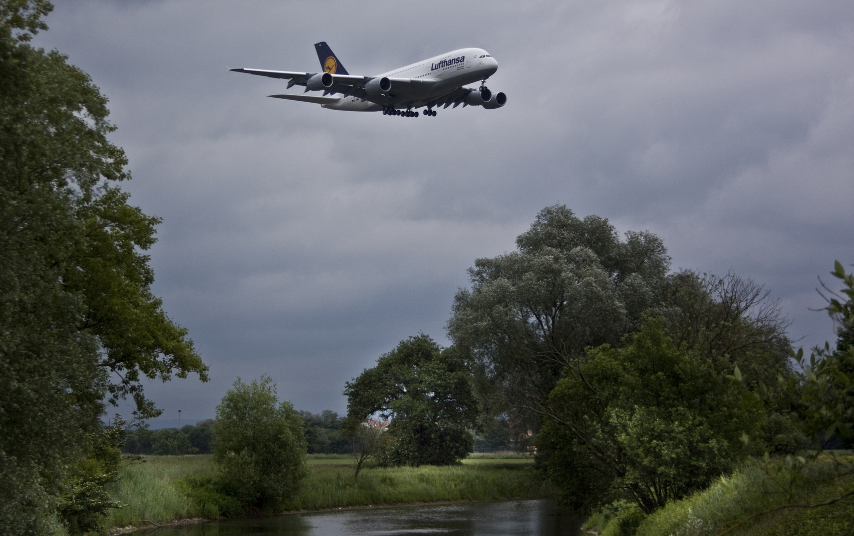 A 380 im Anflug