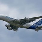 A 380 im Regen