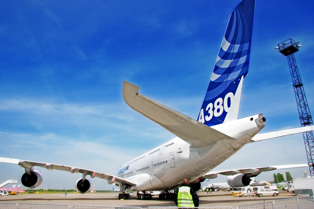 A 380 in Berlin-Schönefeld