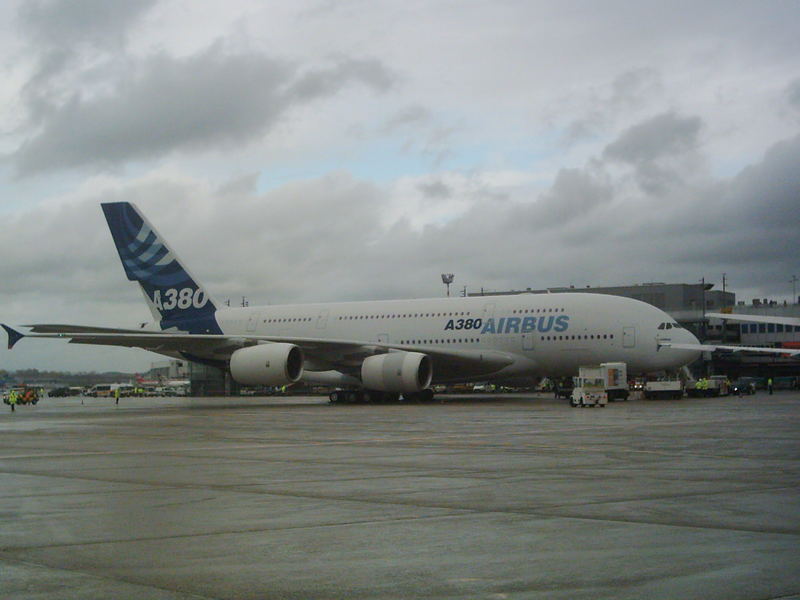 A 380 in Düsseldorf