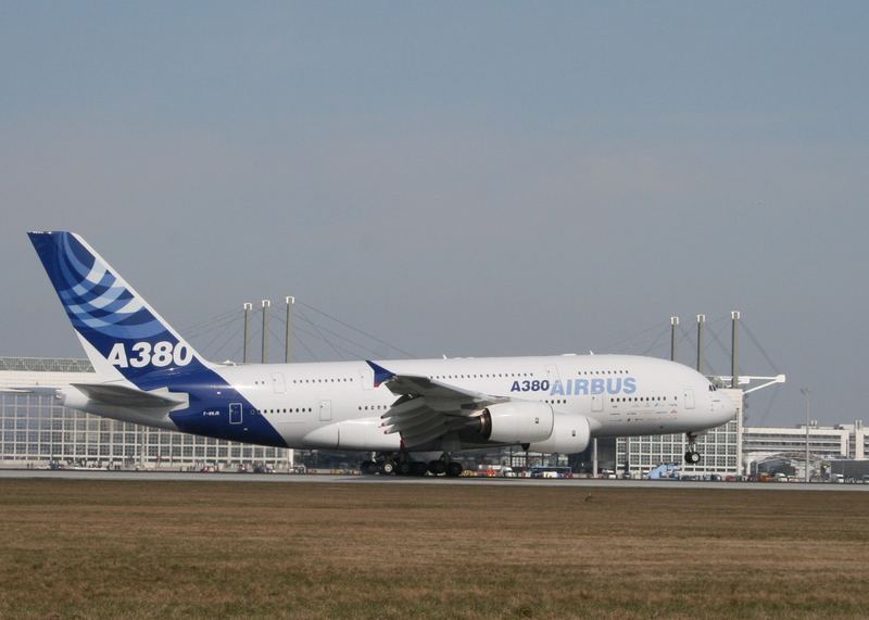 A 380 landet in München