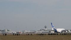 A 380 nach Landung in München