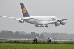 A 380 zu Gast in Linz