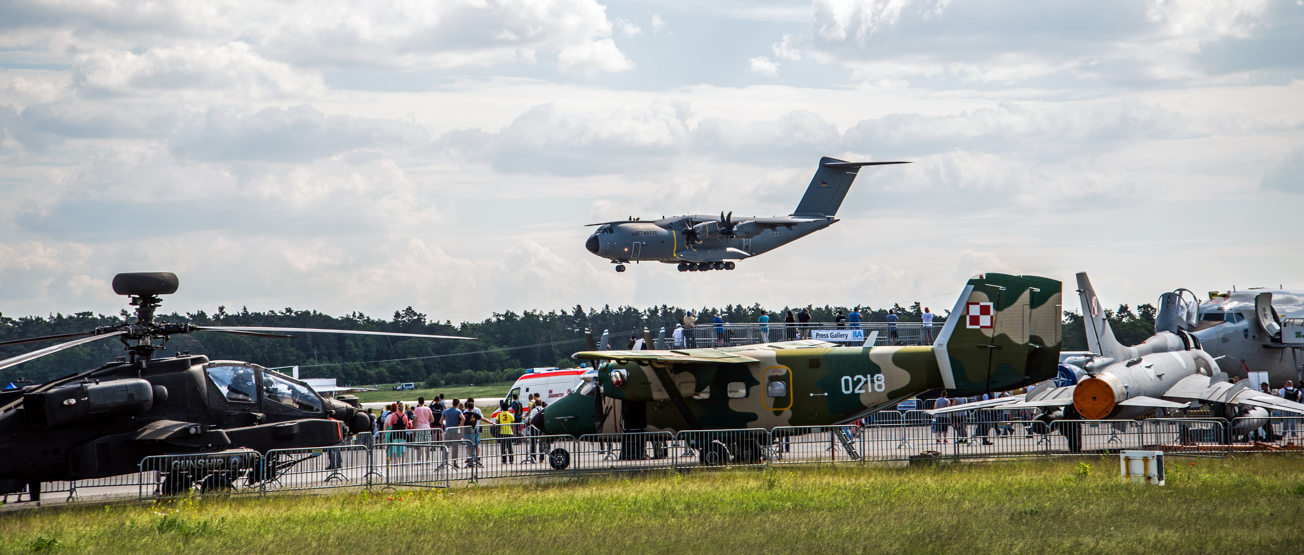 A 400 M im Landeanflug