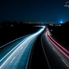 A 72 bei Nacht