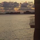 A balcony over the sea