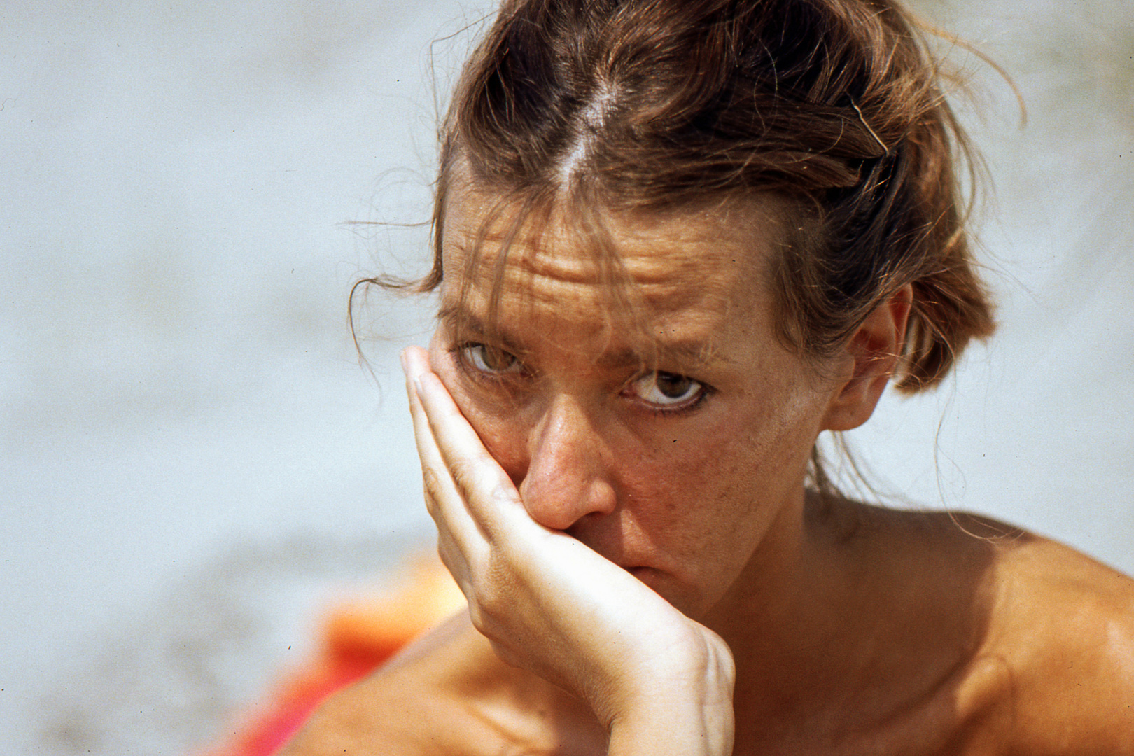 a beach portrait