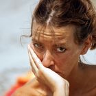 a beach portrait