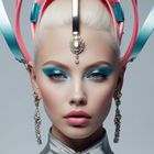 A beautiful albino female pop artist1