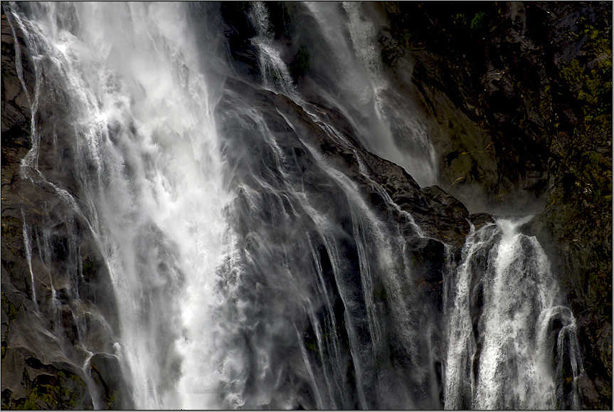 a beautiful waterfall