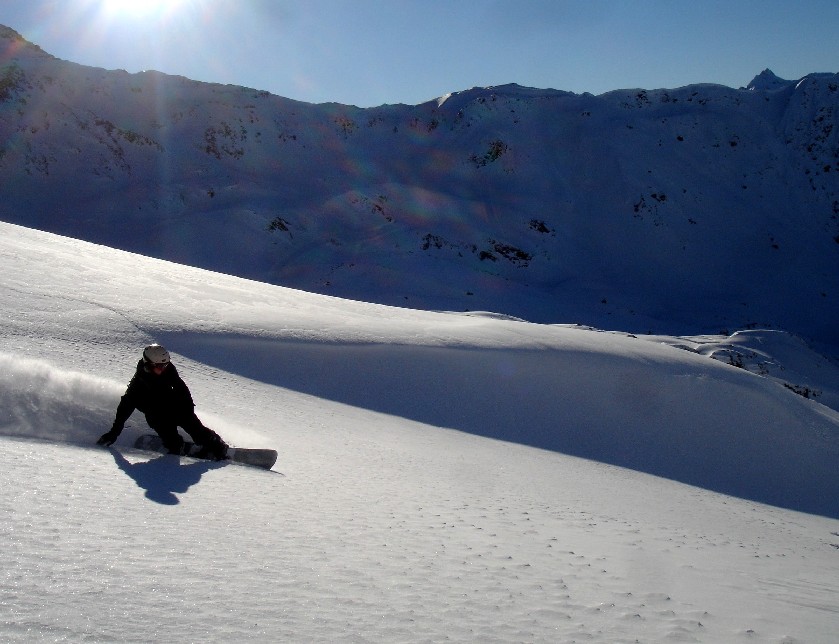 a bissal an schnee hon ma doch erwischt...