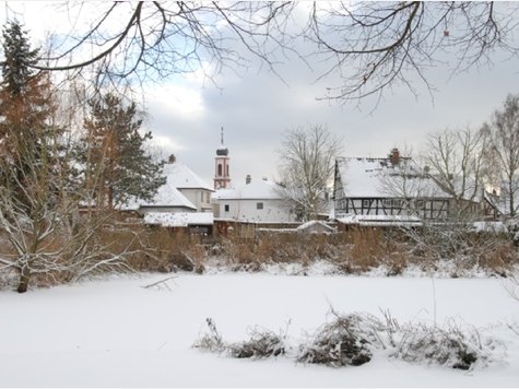 a bisserl Schnee is alleweil schee in Heusenstamm