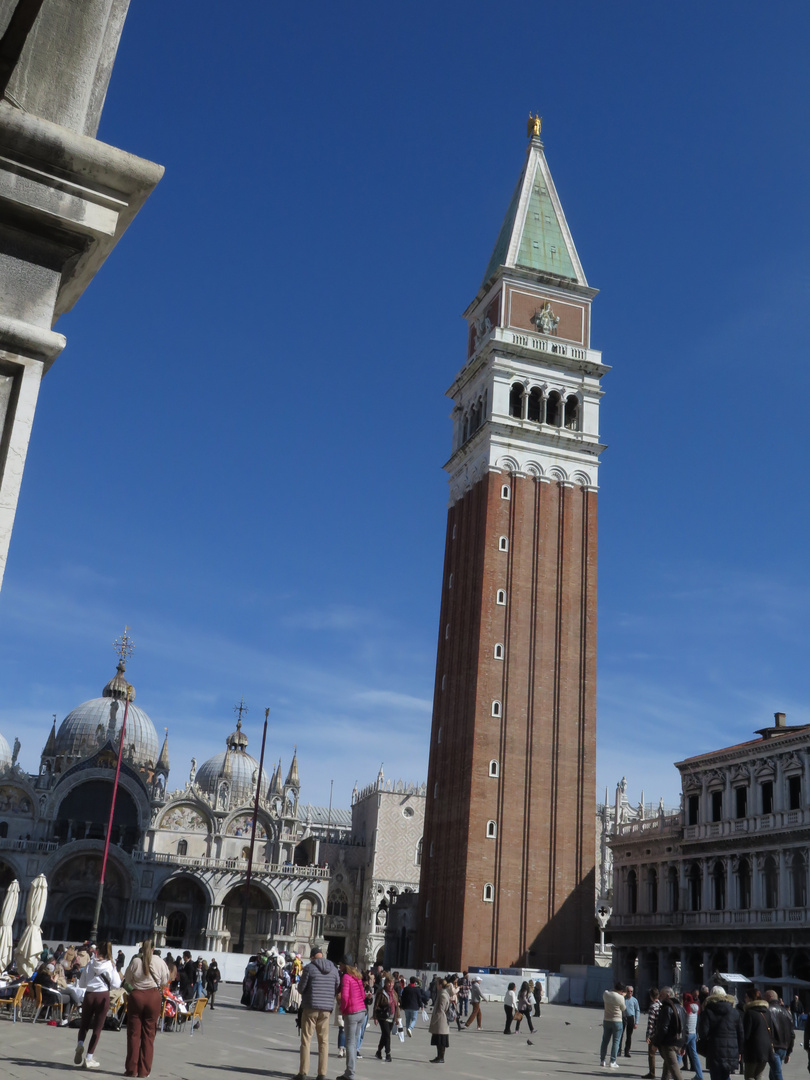 a blue sky for bell tower