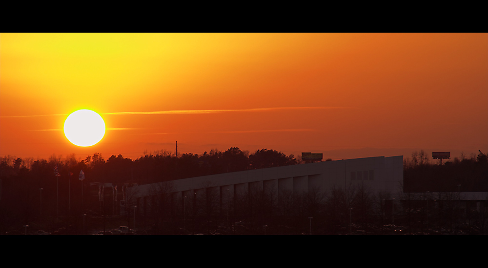 A BMW Sunset