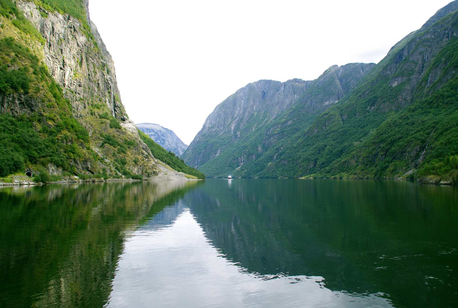 A Boat In The Fjord.