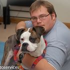 A boy and his dog