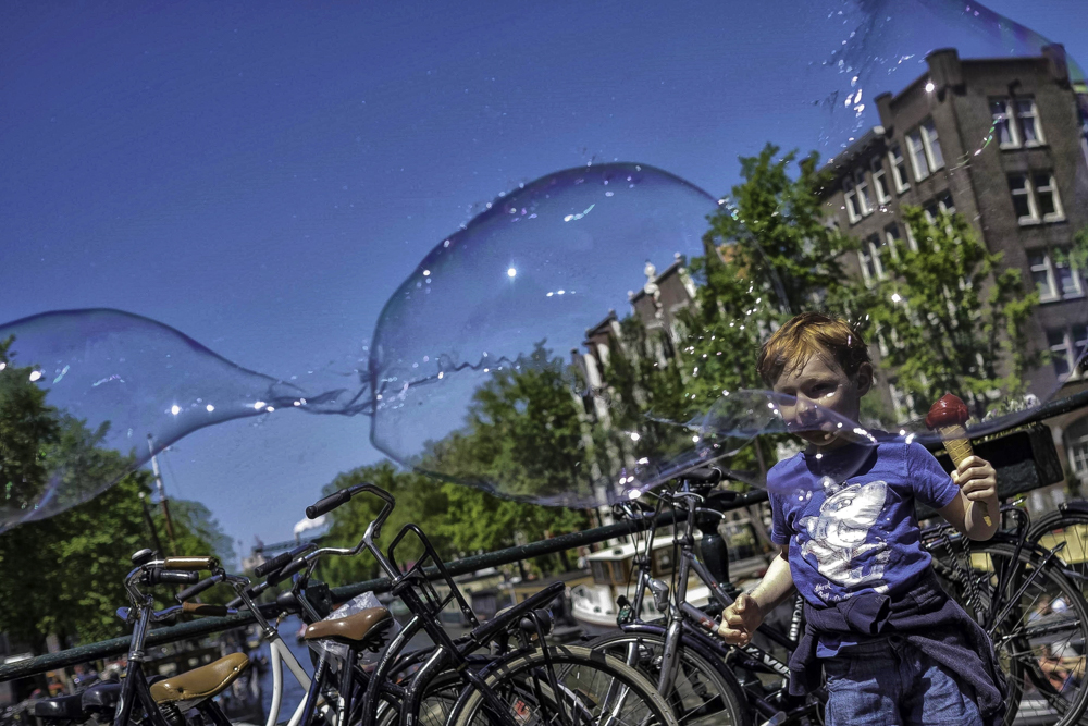 A Boy in A Bubble
