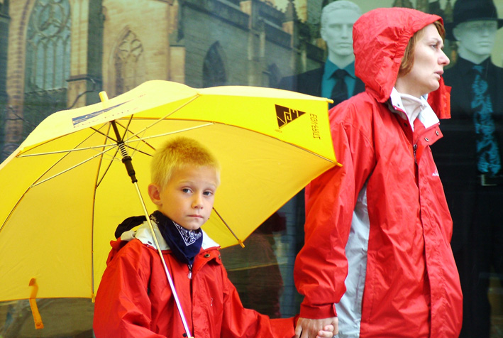 A boy in Berlin