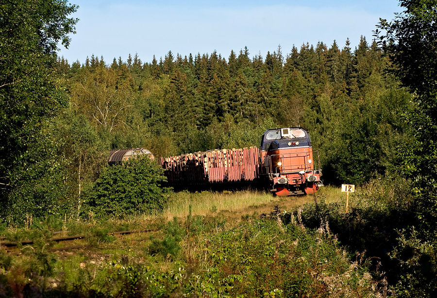 A branchline in the "Småländska höglande"...