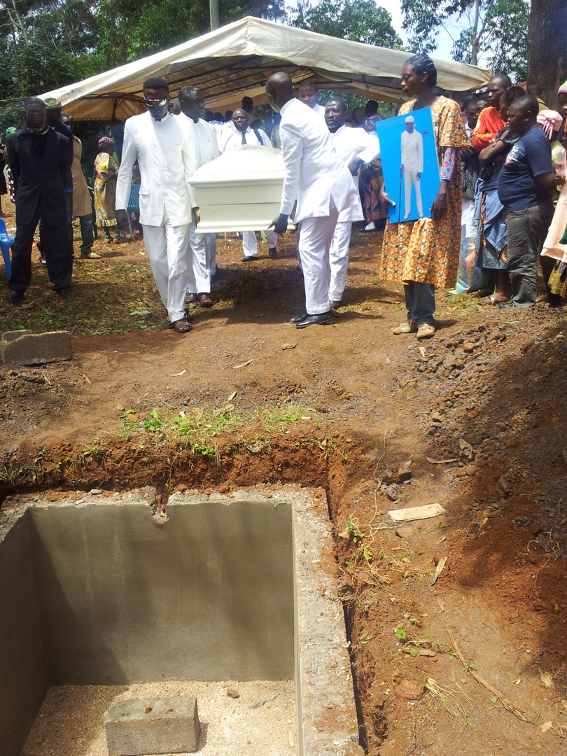 A burried ceremony in west region Cameroon