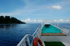 A calm boat trip