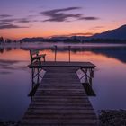 a calm morning at lake kochelsee