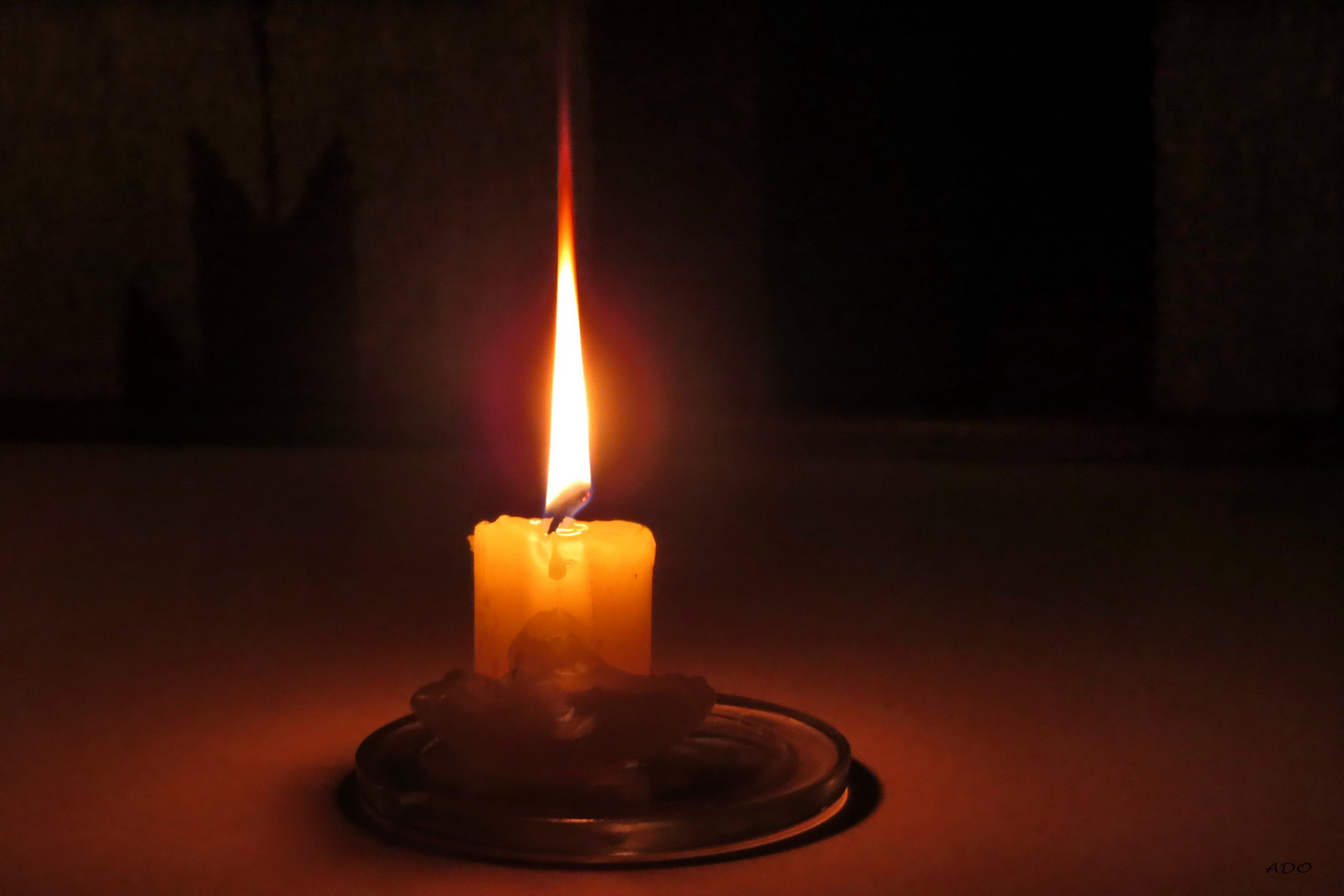 A Candle Burning Brightly