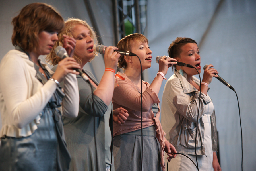 A-cappella-Ensemble "Niniwe" aus Berlin auf dem BUGA-Festival 2012