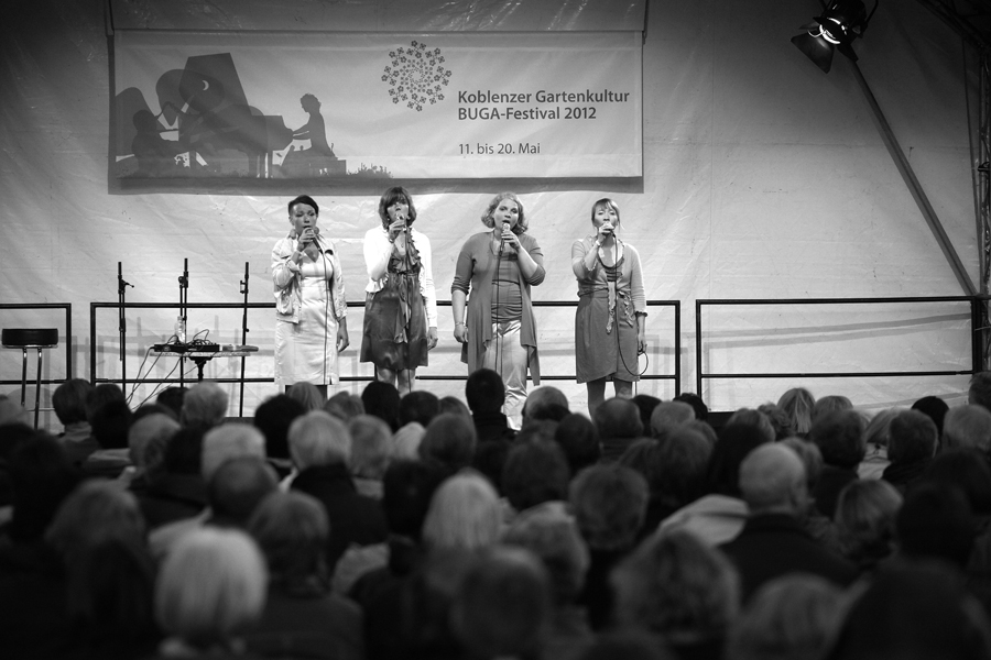 A-cappella-Ensemble NINIWE in Koblenz auf dem BUGA-Festival 2012