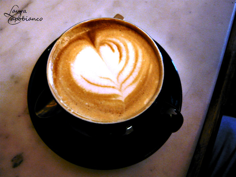 A cappuccino in Florence