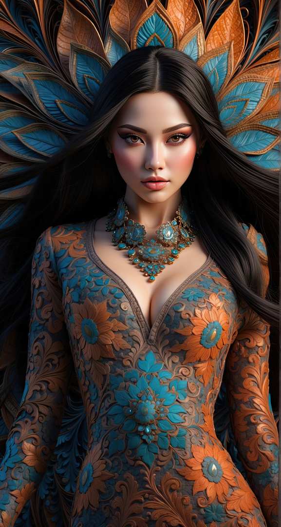 A captivating, breathtaking piece of fractal art with a female character-art-scale-4_00x