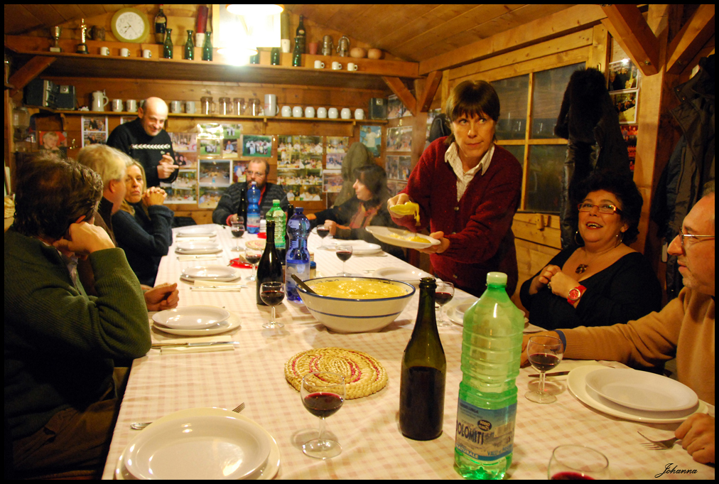 A cena con amici .....