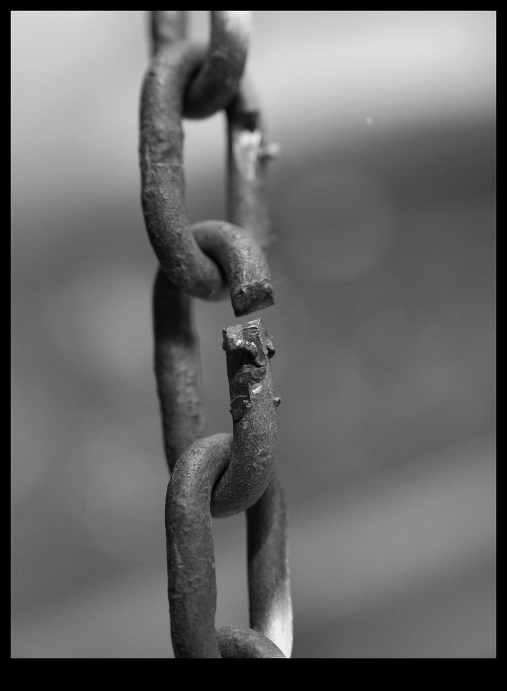 A chain is only as strong as its weakest link