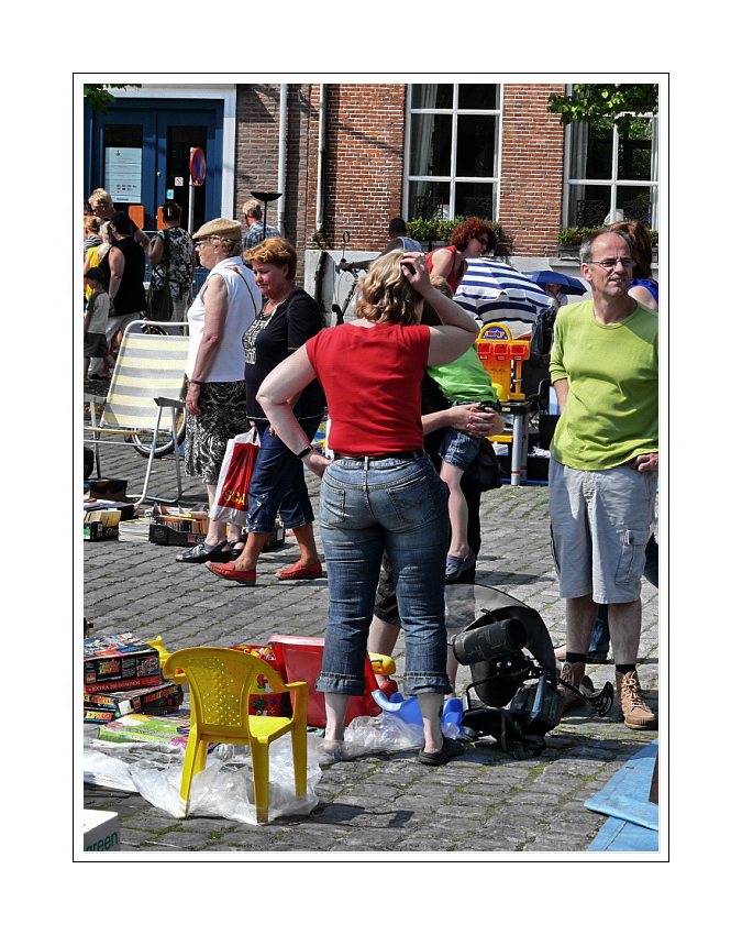 a chair baby at Rommelmarkt in IJzendijke