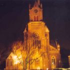 A church in the night