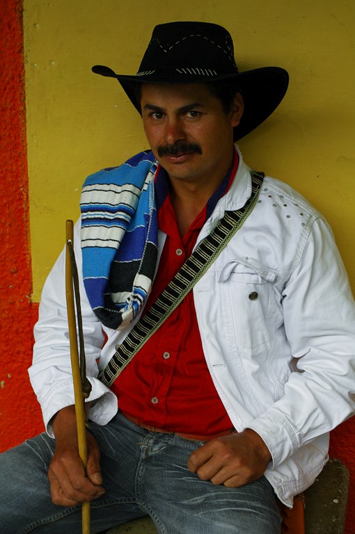 A colombian peasant farmer