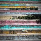 A colorful stairway to Nazareth