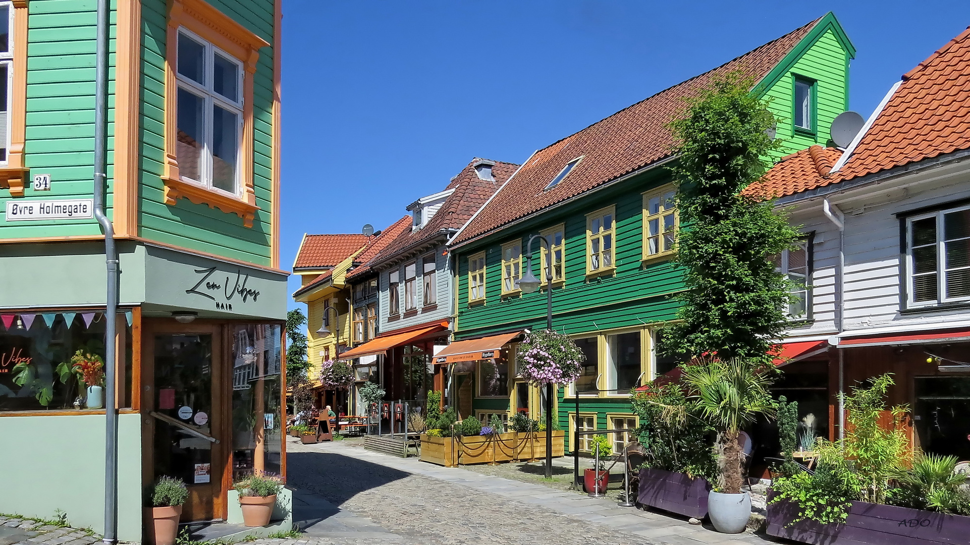 A Colouful Stavanger Street