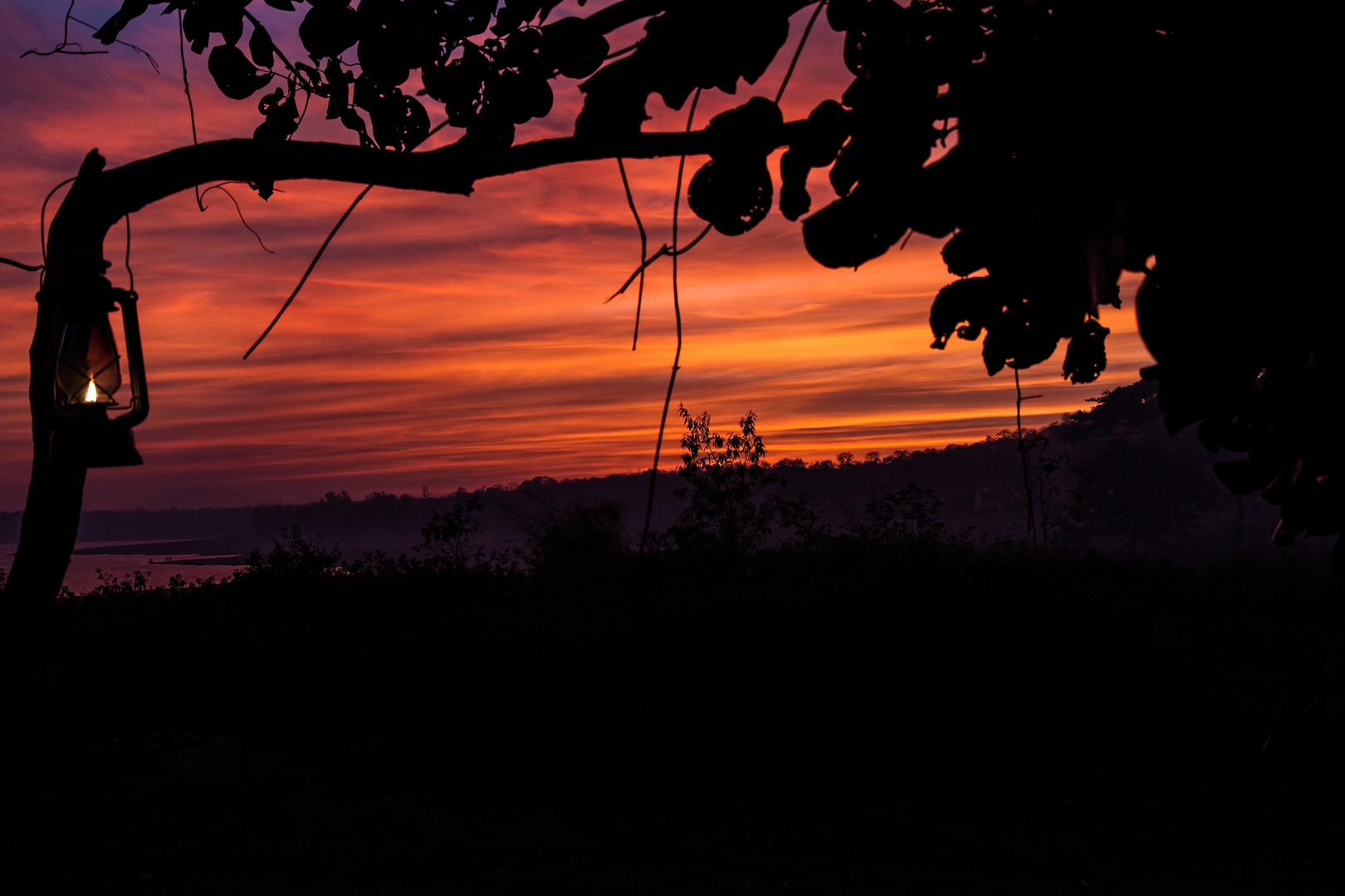 A colourful sunset