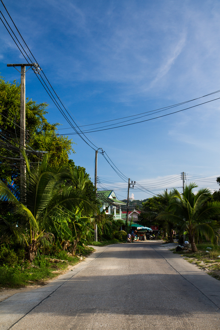 a Community road in KOH SAMUI