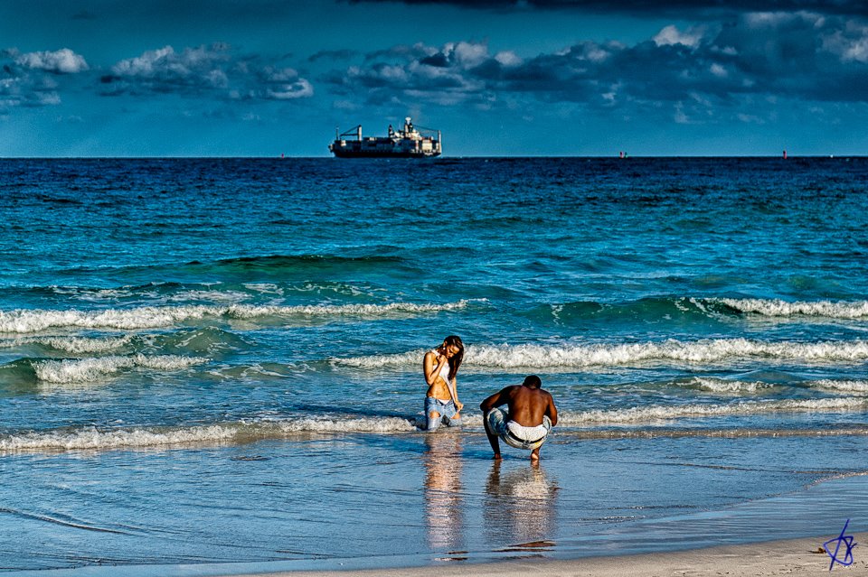 A Container Ship