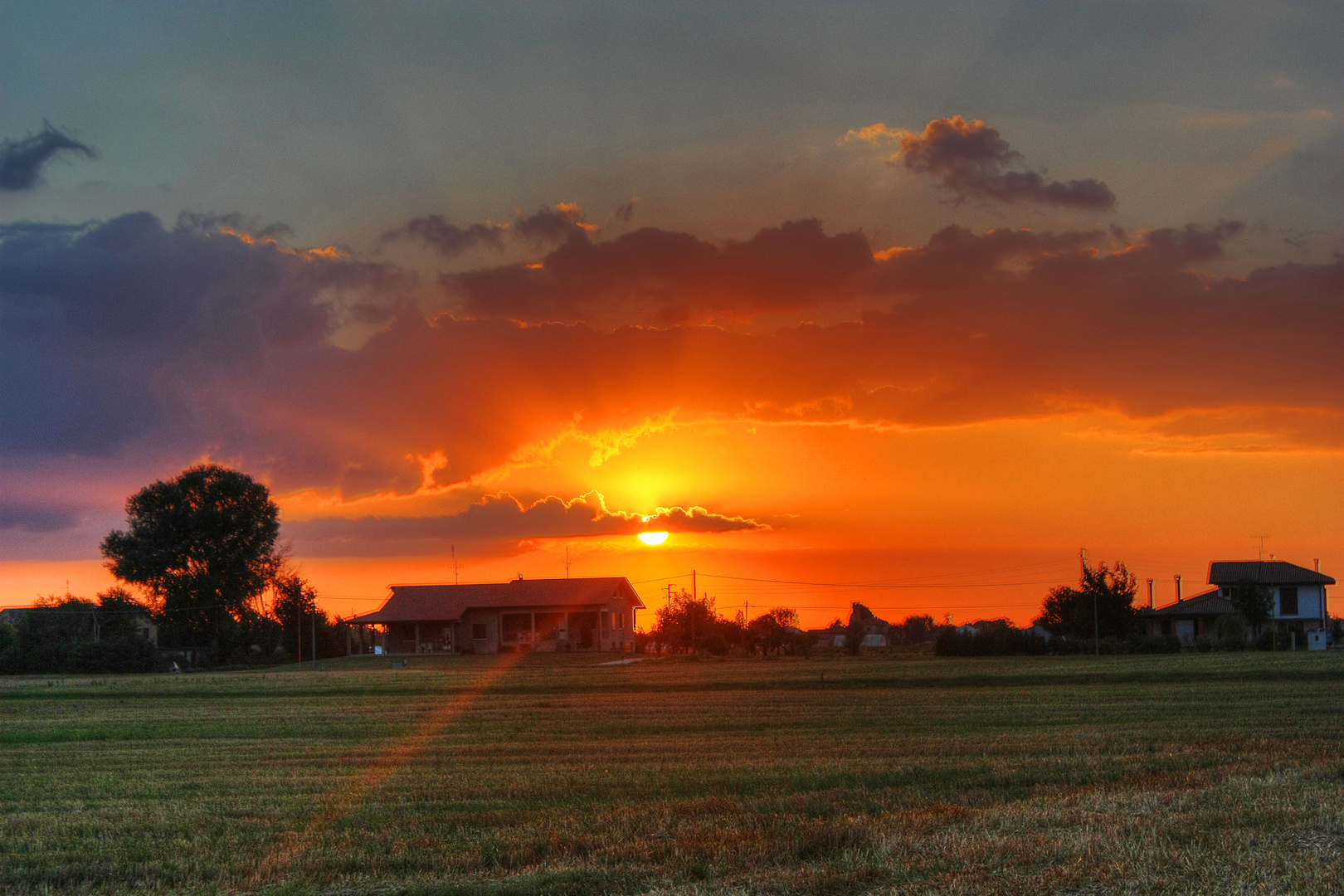 A country sunset