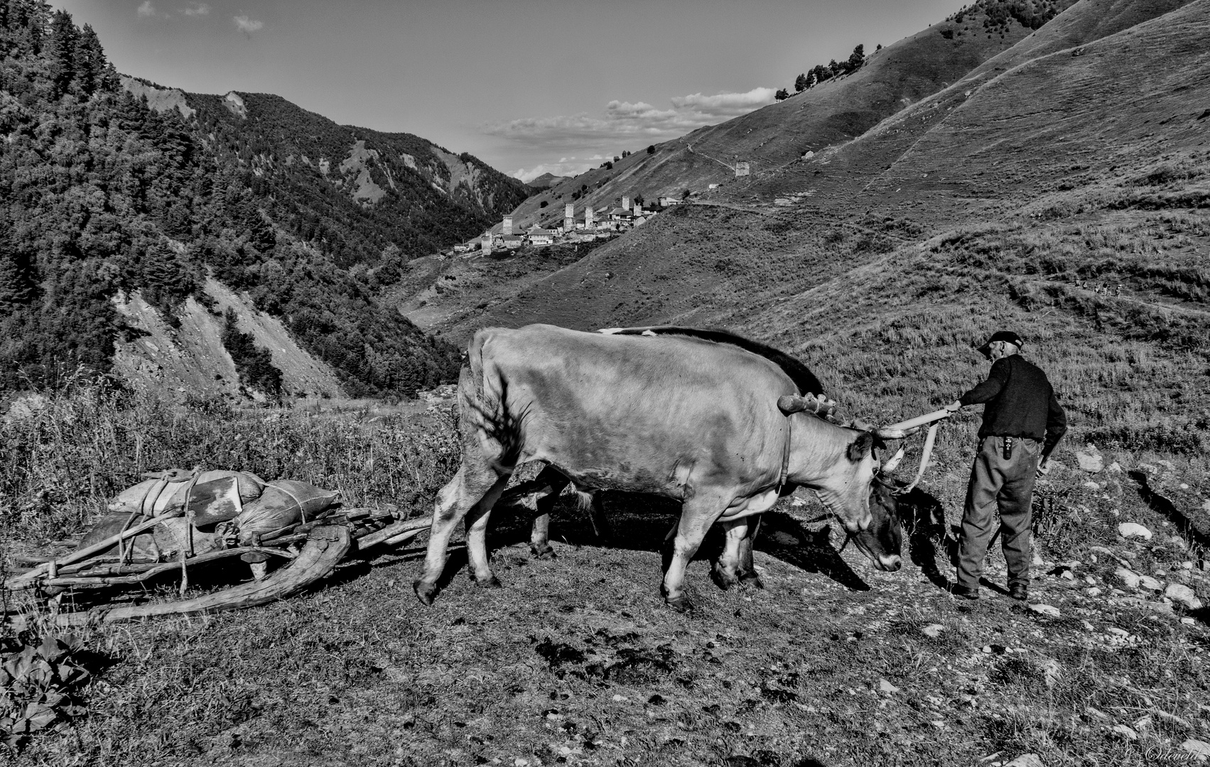 A day in Adishi, Svaneti.