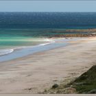 A deserted beach