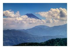 A distant view [of Mt. Fuji]-2