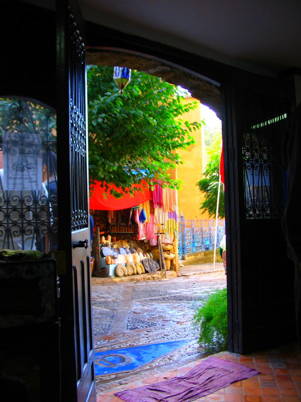 a door just opened on a street