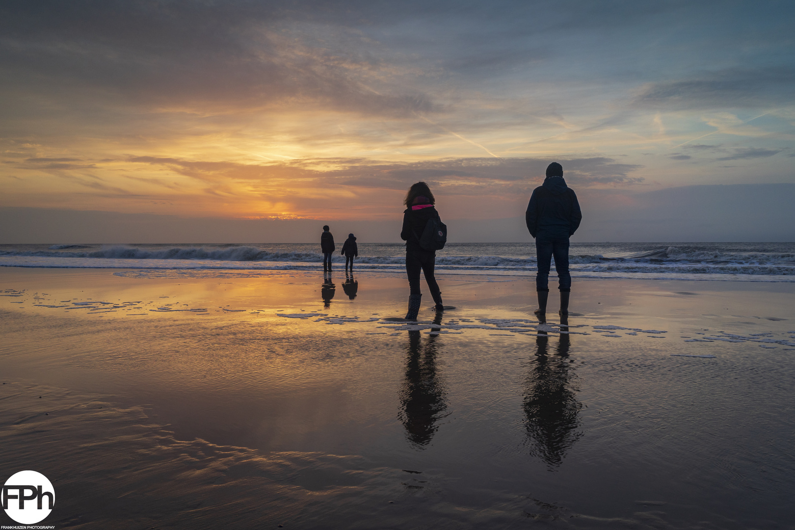 A family sunset